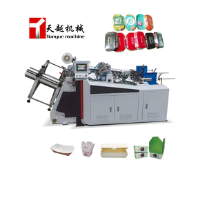 Boîte de papier automatique pour hamburgers, 60-200 pièces/min, frites, poulet, plats à emporter, triangle, pizza, nourriture, <span class=keywords><strong>boxe</strong></span>, machine de formage - Product Image 1