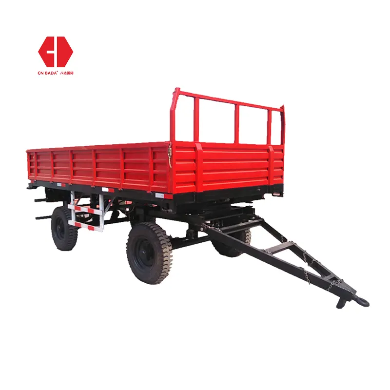 Agriculture farm hydraulic tipping trailer atv 1.5t 10t 2 tons 5 ton 7 tonnes 8 10 ton tipper trailer for tractor