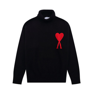 <span class=keywords><strong>Pull</strong></span> jacquard surdimensionné Gaoke, <span class=keywords><strong>col</strong></span> haut, automne/hiver, nouveau <span class=keywords><strong>pull</strong></span> en tricot décontracté pour hommes et femmes - Product Image 3
