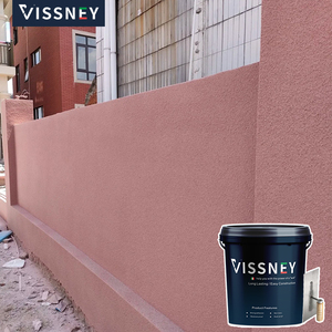 Gamazine profesional pintura de pared textura de gránulo revestimiento Exterior <span class=keywords><strong>antihumedad</strong></span> para construcción fachada Villas cepillo líquido - Product Image 5