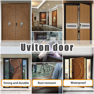 Porta d'<span class=keywords><strong>Ingresso</strong></span> Singola <span class=keywords><strong>per</strong></span> <span class=keywords><strong>Casa</strong></span> in Stile Moderno, Antieffrazione, Impermeabile, Porta Esterna in Alluminio Decorativa - Product Image 3