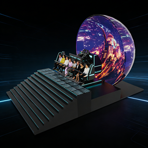 <span class=keywords><strong>Cinéma</strong></span> Volant Dôme 360 Degrés 3D 4K 10 Places Solution Clé en Main Conception Personnalisée Système de Projection de Qualité Commerciale - Product Image 1
