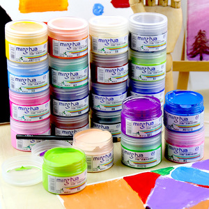 Juego de <span class=keywords><strong>pintura</strong></span> de grafiti para principiantes de Minghua para estudiantes, práctica de acuarela, entrenamiento sobre lienzo, pinturas acrílicas para niños - Product Image 3