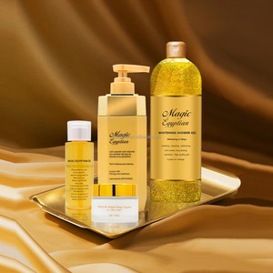 Usine en gros Afrique select Clean Whitening skin Body Milk huile essentielle crème gel douche set - Product Image 1