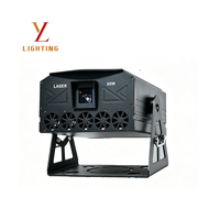 Projecteur laser RVB couleur pleine 30W, étanche IP65, scanner haute vitesse 40Kpps, projecteur laser de scène 900W pour événements extérieurs