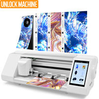 Máquina de corte de película de hidrogel TPU para protectores de pantalla de teléfonos móviles, con pegatinas ilimitadas para la parte trasera