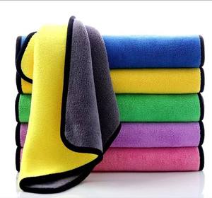 Amazon vendita calda microfibra 32x32 pavimento rimozione polvere asciugamano straccio straccio lucidatura in pile corallo per asciugatura auto asciugamano Flash - Product Image 5