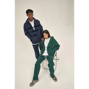 Conjuntos Deportivos Personalizados, Pantalones con Puños, Sin Etiquetas, de Felpa, Lisos, Trajes Deportivos con Tu Diseño, Unisex, Cálidos, de Marca - Product Image 1