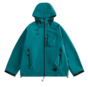 Men's Zipper <b>Winter</b> Sports Fleece Jacket Long <b>Waterproof</b> Windproof <b>Coat</b> Outdoor Hiking <b>Waterproof</b> Windbreaker - Product Image 4