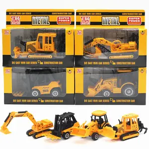 1: 64 Children's Toy Alloy Engineering Truck Model Die cast Metal Toy Excavator Forklift