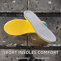 Plantillas Deportivas Transpirables JS JS-0445, Plantillas de EVA con Amortiguación y Absorción de Impactos para Hombres y Mujeres