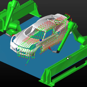Estación de lijado ED, capacidad de fabricación de equipos de línea de producción de pintura, brazo robótico compacto de 6 ejes, Efort, 2 ejes - Product Image 1