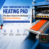Coussin chauffant flexible en silicone pour ski/snowboard certifié CE/ISO9001, 220 V, personnalisable avec thermostat numérique
