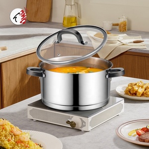 Bán buôn tùy biến 7 cái nấu ăn chậu và chảo đặt thép không gỉ Cooking Pot <span class=keywords><strong>Set</strong></span> <span class=keywords><strong>Cookware</strong></span> sets - Product Image 6