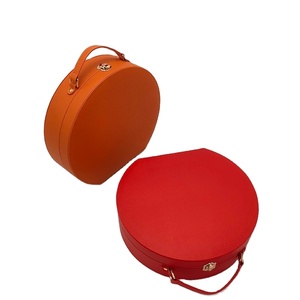 กล่องของขวัญเค้กพระจันทร์เปิดปิดได้ระดับกลางฤดูใบไม้ร่วงกระดาษแข็งแบบพกพาเทียนกล่องหนัง - Product Image 2