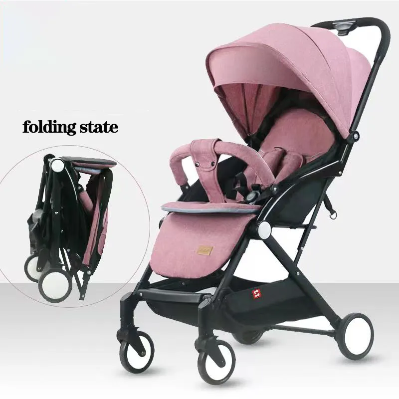 Taşınabilir bebek arabası küçük arabası/bebek arabası/sıradan çekme çubuğu ayrılabilir bebek arabası