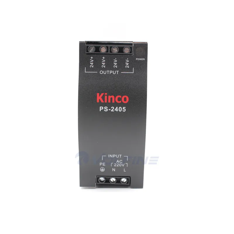 Kinco พาวเวอร์ซัพพลายอุตสาหกรรม LED 24V 5A 120W DIN Rail DC แหล่งจ่ายไฟสลับ PS-2405