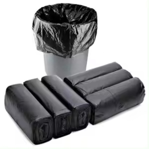 ถุงขยะ HDPE/LDPE สีดำ ถุงขยะแบบหนา 55 แกลลอน ถุงขยะย่อยสลายได้ทางชีวภาพ - Product Image 2