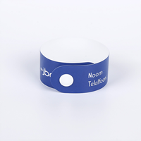 Bracelet jetable personnalisé en vinyle imprimé numériquement, style antique, avec fermeture à pression, résistant à l'eau et indéchirable, pour usage domestique