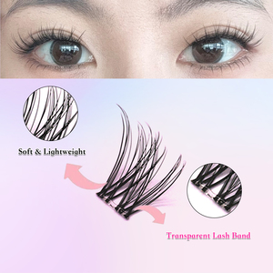 Beauty High Quantity Volume Lash 10mm-16mm Fans <strong>Eyelash</strong> Extensions Wholesale Handmade DIY Self-Adhesive <strong>Flake</strong> False <strong>Eyelashes</strong> - Product Image 3