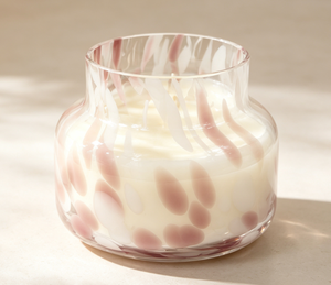 Round Glass Jar Scented Paraffin <b>Wax</b> <b>Candle</b> Floral Plant Fragrance Home Decoration Art <b>Candle</b> Machine Made - Product Image 4