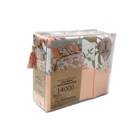 Ensemble de draps en microfibre 90 g/m² personnalisable, comprenant des draps plats, des taies d'oreiller et un drap-housse
