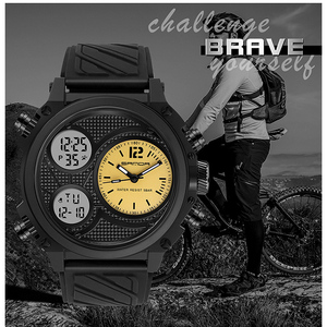 Reloj Digital Multifuncional SKMEI para Hombre, Luminoso EL, 12/24H, Resistente al Agua, Deportivo, con Tres Zonas Horarias - Product Image 6