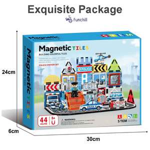 <span class=keywords><strong>Hélicoptère</strong></span> <span class=keywords><strong>de</strong></span> <span class=keywords><strong>police</strong></span> en plastique à assembler, puzzle 3D, blocs <span class=keywords><strong>de</strong></span> construction magnétiques pour garçons et filles, jeu <span class=keywords><strong>de</strong></span> simulation - Product Image 3