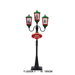 Lampes de Noël à LED hautes, lampadaires avec effet de <span class=keywords><strong>neige</strong></span> tombante, lumière Ploe - Product Image 2
