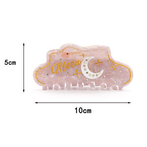 Jiayu คลิปเมฆประดับเพชรขนาด10ซม. แบบสั่งทำชุดแสงจันทร์กิ๊บติดผมแนวโรแมนติกคลิปหนีบผมสไตล์เกาหลีสัมผัสขั้นสูง - Product Image 6