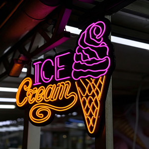 Custom <b>LED</b> Neon Sign UV Printed Design Flexible Rope Light Handmade Glass <b>Tube</b> Neon Sign - Product Image 4