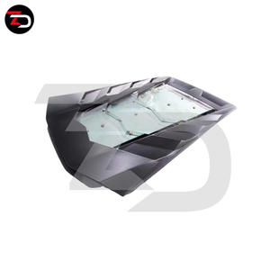 Cofano Motore Posteriore Stile MSR per Huracan LP580 LP610 con Vetro Temperato a Prezzo di Fabbrica - Product Image 3