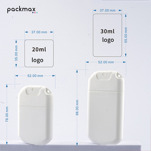 Pocket-sized 20ml/30ml Card-style Flat Pump <b>Spray</b> <b>Bottles</b> <b>Empty</b> Portable Refillable Travel Toiletries Screen Printed Design - Product Image 6