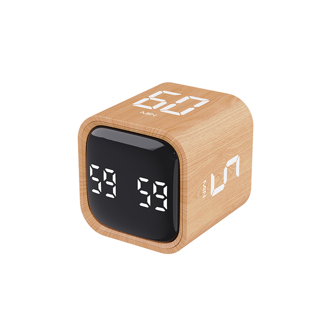 Mini Plastic Gravity Sensor LED Countdown Timer with 4 Preset Times for Kitchen Cooking Study Exercise and Meditation