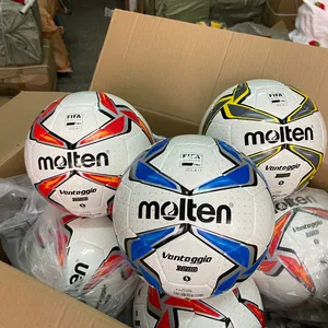 Personalizado logotipo oficial tamanho de bolas de futebol, de borracha baratas em massa tamanho 5 treinamento de futebol