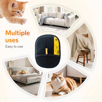 Gants de Toilettage en Silicone Réutilisables Améliorés Éco-Responsables pour Animaux de Compagnie, Outil d'Épilation et de Nettoyage pour Chats et Chiens