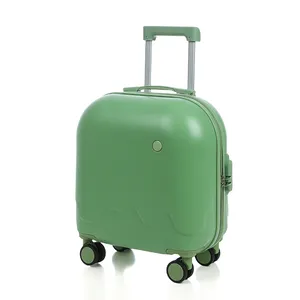 Trọng lượng nhẹ mini 18inch xe đẩy hành lý Vali cho sinh viên nam và nữ Carry-on phổ bánh xe du lịch trường hợp Trọng lượng nhẹ Lu