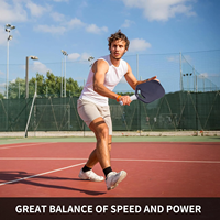 Raquette de pickleball en fibre de carbone thermoformable personnalisable, entraînement professionnel, divertissement, ODM OEM