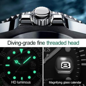 OLEVS Diamond Watch for Men 5885 Fashion Business New Men Wristwatches <strong>Steel</strong> Band Waterproof Luminous Sport Quartz Watches - Product Image 4