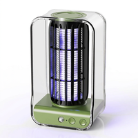 Lámpara Antimosquitos Eléctrica Recargable con Sensor 2026, Trampa de Luz UV, Eliminador de Insectos Silencioso, para Pared, Escritorio y Camping