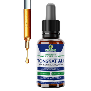 Gouttes de mélange d'herbes Tongkat Ali OEM/ODM pour l'amélioration de la force masculine et le soutien de l'humeur, stimulant la vitalité et l'endurance, gestion de l'énergie - Product Image 1