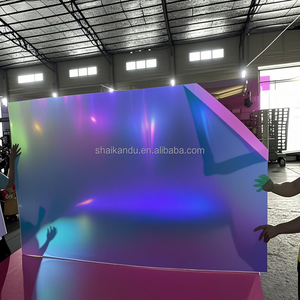 Tùy chỉnh óng ánh/Holographic tấm Acrylic màu chuyển bóng kết thúc dẫn dấu hiệu hiển thị tấm nhựa để trang trí - Product Image 5