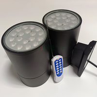 Lampe murale extérieure 10W à 100W résistante au sel, adaptée au bord de mer, IP66, à intensité variable, montage en surface au plafond, IP67