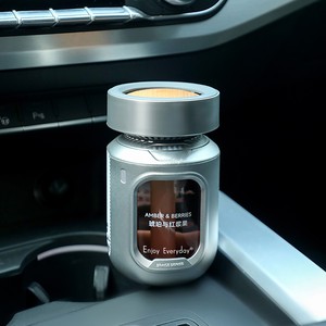 Difusor de Aroma para Auto, con Carcasa de Plástico, Botella de Vidrio Personalizada, Difusor de Madera, Decoración para Auto, Evaporación Natural sin Electricidad - Product Image 6