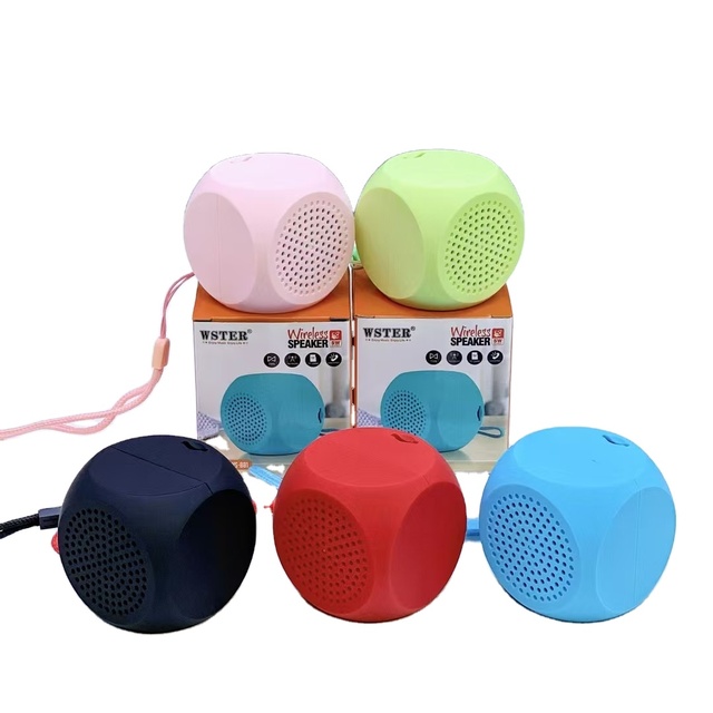 2025 New Arrival Hot Selling 5W Mini Wireless Speaker TWS Speaker WS881 500mah Cheap Price Portable Speaker