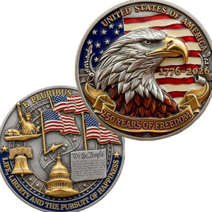 Pièce de monnaie commémorative du 250e anniversaire de la <span class=keywords><strong>Liberty</strong></span> <span class=keywords><strong>Bell</strong></span> en métal personnalisé avec placage sur mesure et design unique - Product Image 2