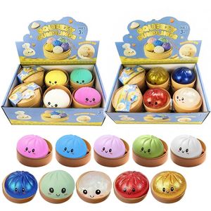 72pack RTS Glitter Soft TPR PP Squeeze Decompression Dumpling <b>Toys</b> with Steamer Box <b>for</b> <b>Adult</b> <b>Anxiety</b> Relief & Sensory Play - Product Image 1