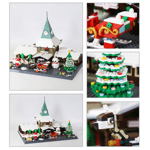 Wange 6218 Finlandia Rovaniemi Oficina de Papá Noel, Bloques de Construcción, Modelo de Ladrillos, Juguete Educativo de Plástico para Niños - Product Image 4
