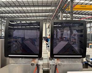 WEIKE CNC profilo in alluminio Display digitale profilo PVC doppia testa macchina da taglio Display digitale doppia precisione mitra sega - Product Image 6