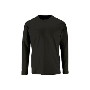 Camiseta Minimalista de Manga Larga para Hombre, de Poliéster/Algodón, Lisa, Lista para Personalizar con Bordado, Transferencia Térmica o Impresión de Marca - Product Image 1